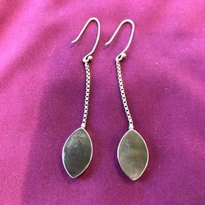 Gorgeous labradorite .925 earrings